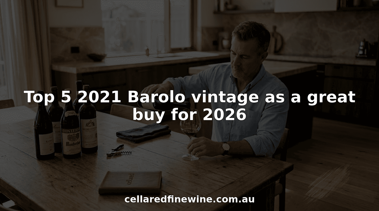 Top 5 2021 Barolo vintage as a great buy for 2026